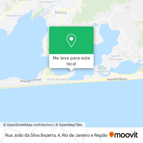 Rua João da Silva Bezerra, 4 mapa