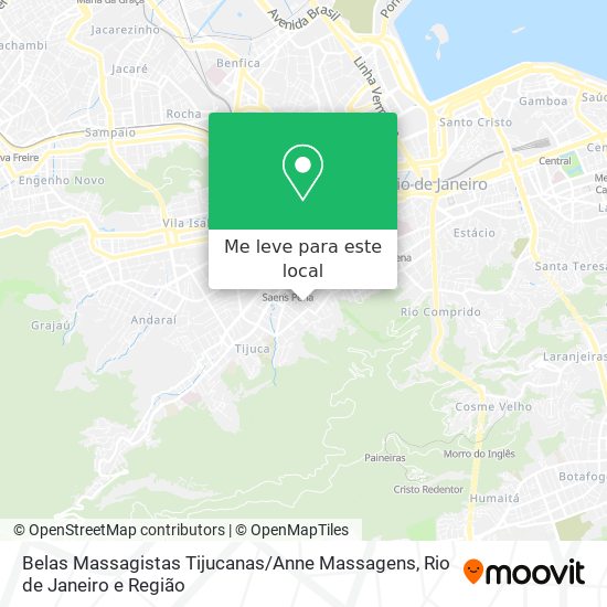 Belas Massagistas Tijucanas / Anne Massagens mapa