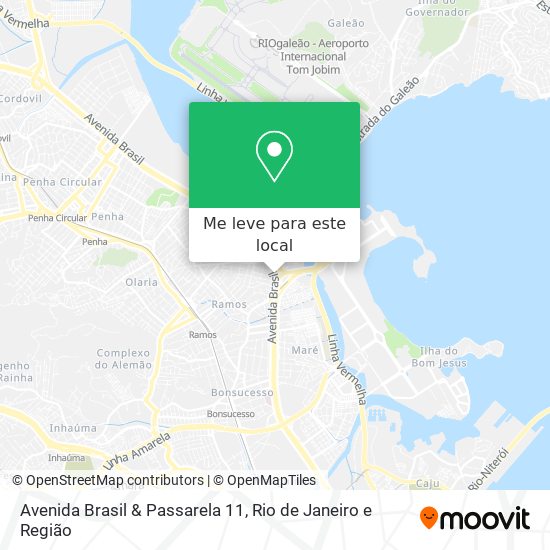 Avenida Brasil & Passarela 11 mapa