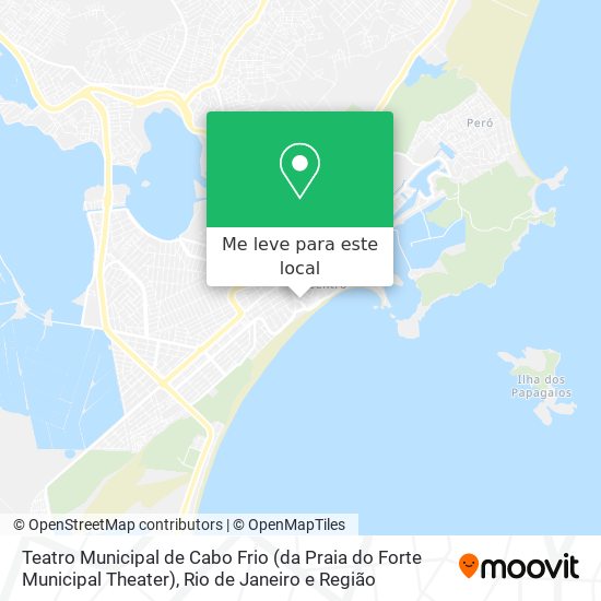 Teatro Municipal de Cabo Frio (da Praia do Forte Municipal Theater) mapa