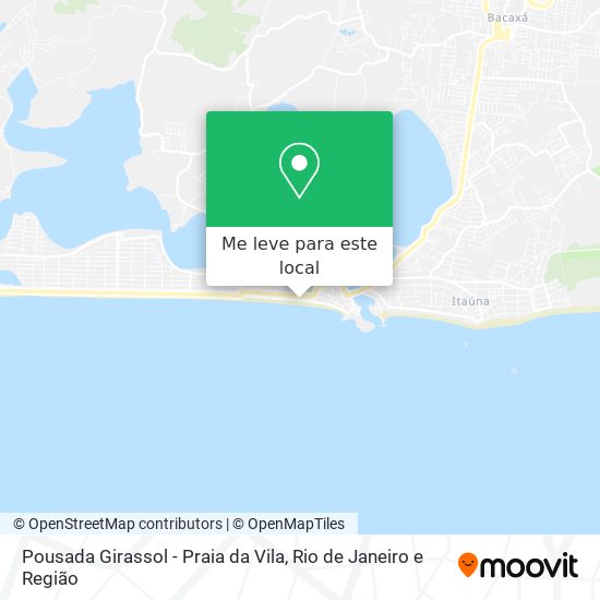 Pousada Girassol - Praia da Vila mapa