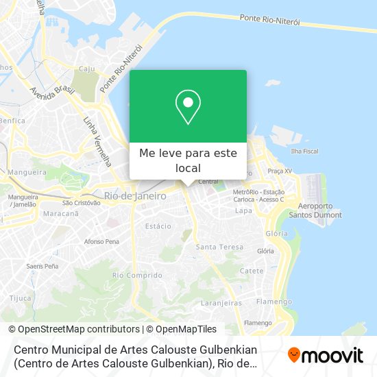 Centro Municipal de Artes Calouste Gulbenkian mapa