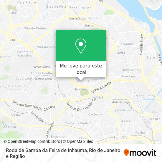 Roda de Samba da Feira de Inhaúma mapa