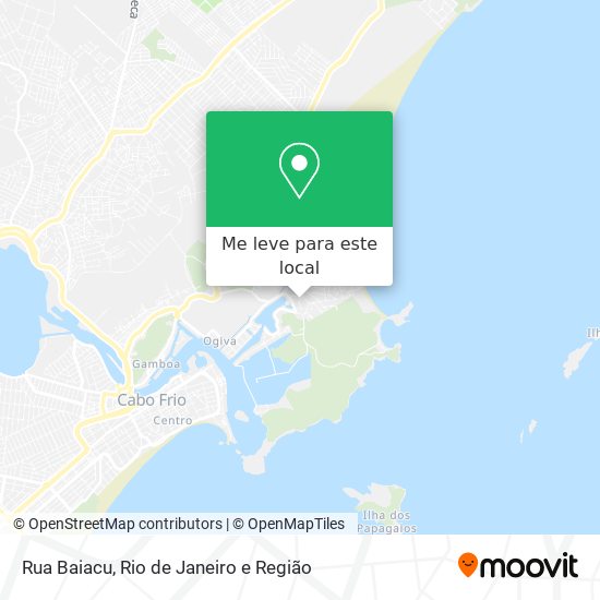 Rua Baiacu mapa