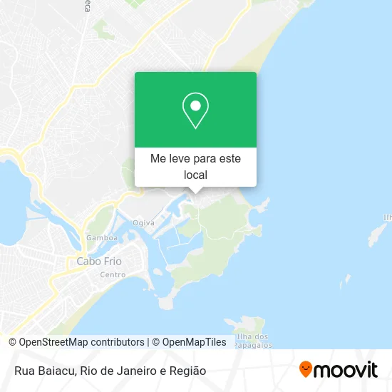 Rua Baiacu mapa