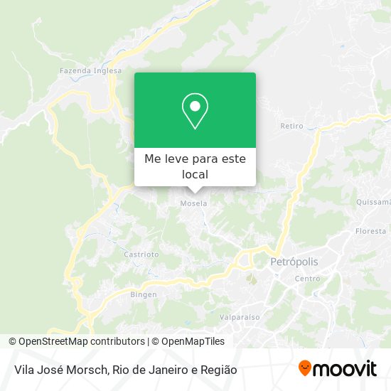 Vila José Morsch mapa