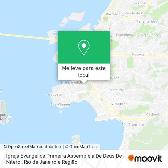 Igreja Evangelica Primeira Assembleia De Deus De Niteroi mapa