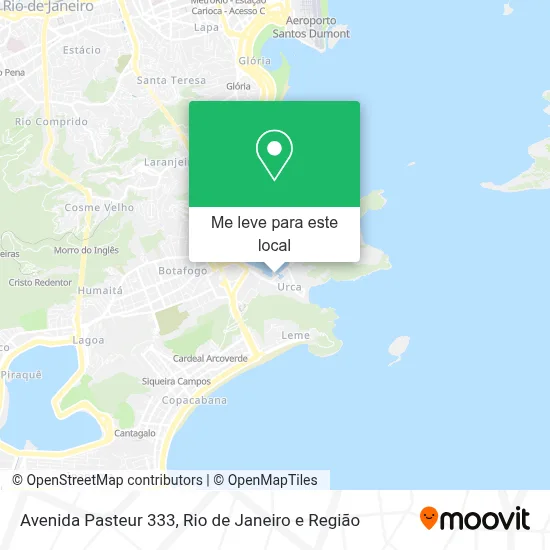 Avenida Pasteur 333 mapa