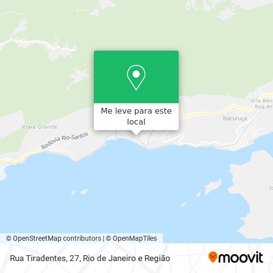 Rua Tiradentes, 27 mapa