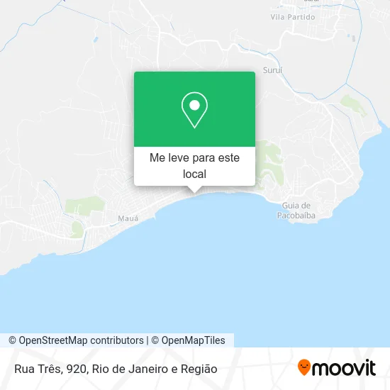 Rua Três, 920 mapa
