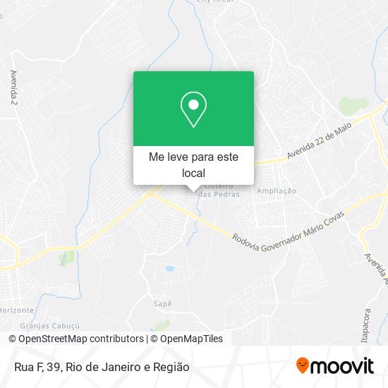Rua F, 39 mapa