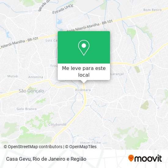 Casa Gevu mapa