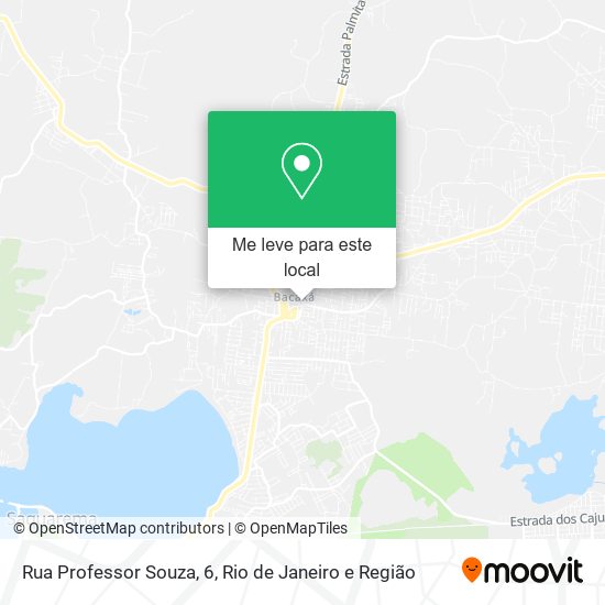 Rua Professor Souza, 6 mapa
