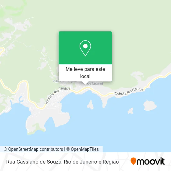 Rua Cassiano de Souza mapa