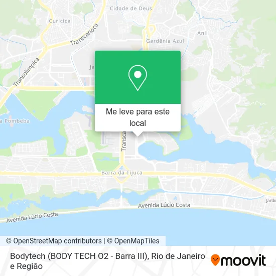 Bodytech (BODY TECH O2 - Barra III) mapa