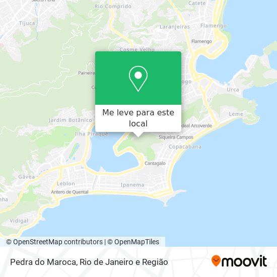 Pedra do Maroca mapa