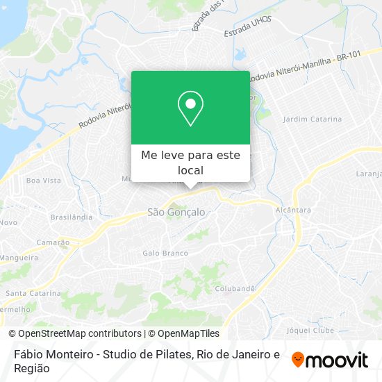 Fábio Monteiro - Studio de Pilates mapa