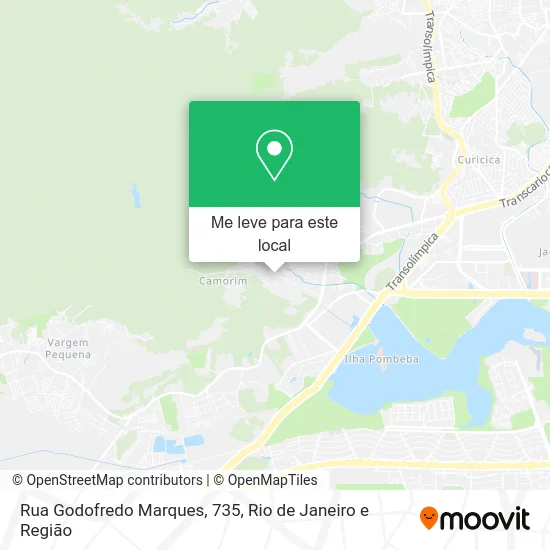 Rua Godofredo Marques, 735 mapa