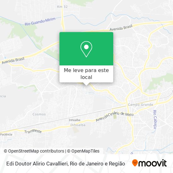 Edi Doutor Alirio Cavallieri mapa