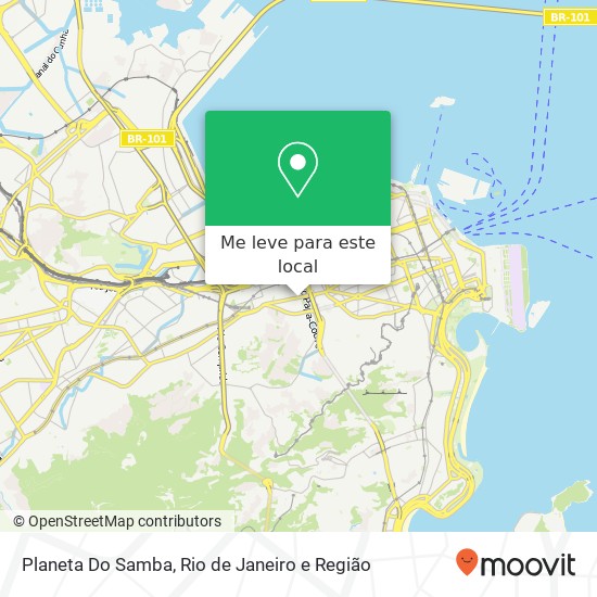 Planeta Do Samba mapa
