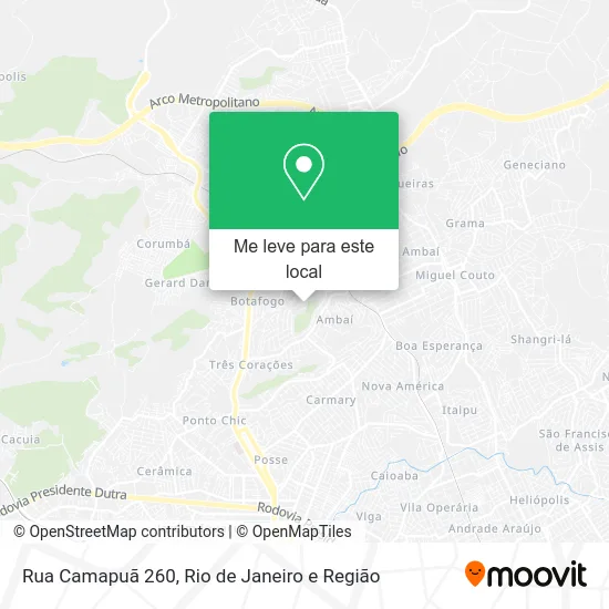 Rua Camapuã 260 mapa