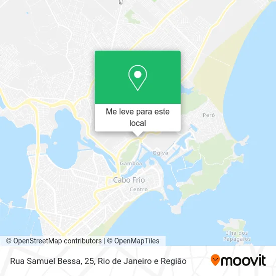 Rua Samuel Bessa, 25 mapa