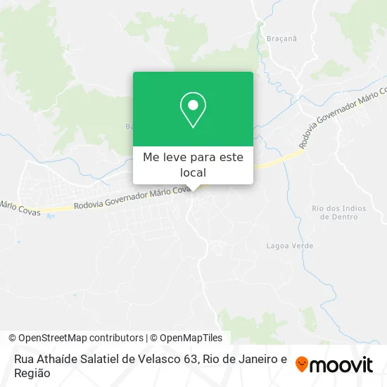 Rua Athaíde Salatiel de Velasco 63 mapa