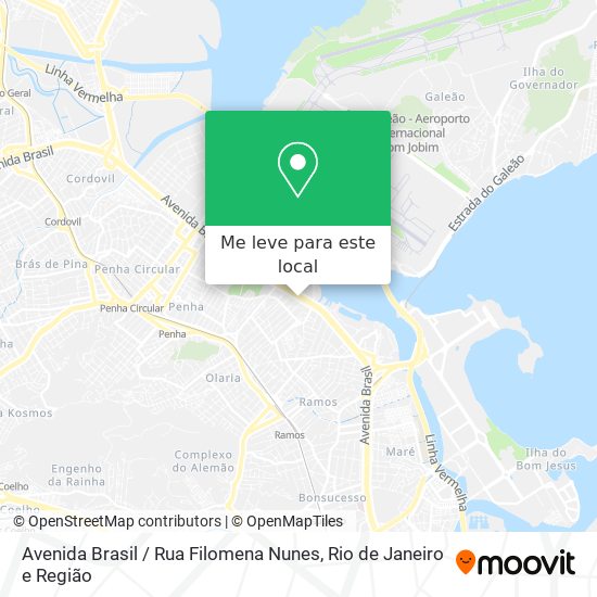 Avenida Brasil / Rua Filomena Nunes mapa