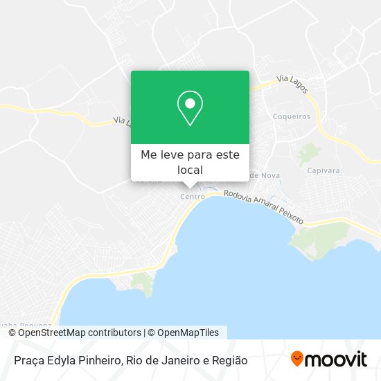 Praça Edyla Pinheiro mapa