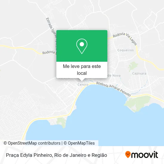 Praça Edyla Pinheiro mapa