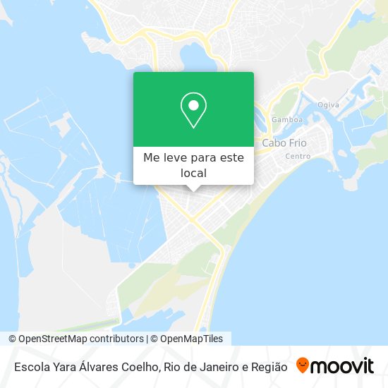 Escola Yara Álvares Coelho mapa