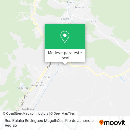 Rua Eulalia Rodrigues Magalhães mapa