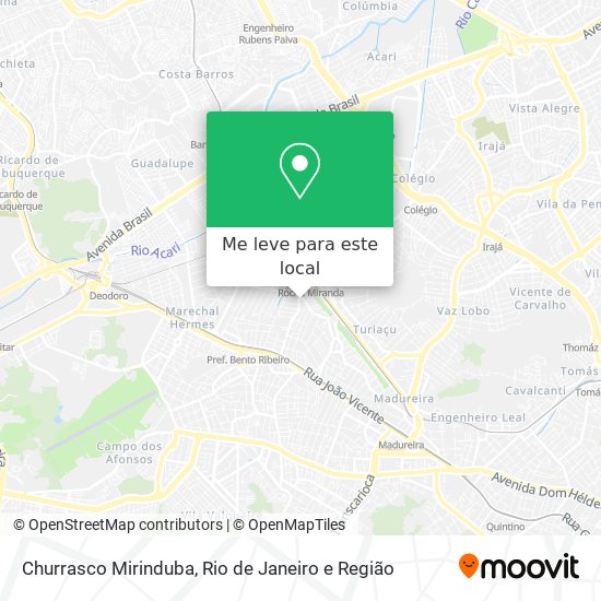 Churrasco Mirinduba mapa