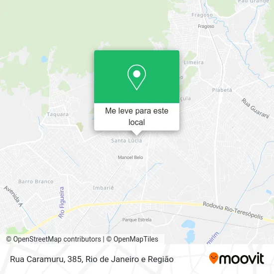 Rua Caramuru, 385 mapa