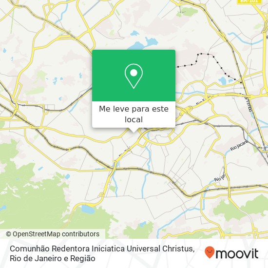 Comunhão Redentora Iniciatica Universal Christus mapa