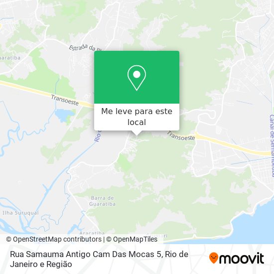 Rua Samauma Antigo Cam Das Mocas 5 mapa