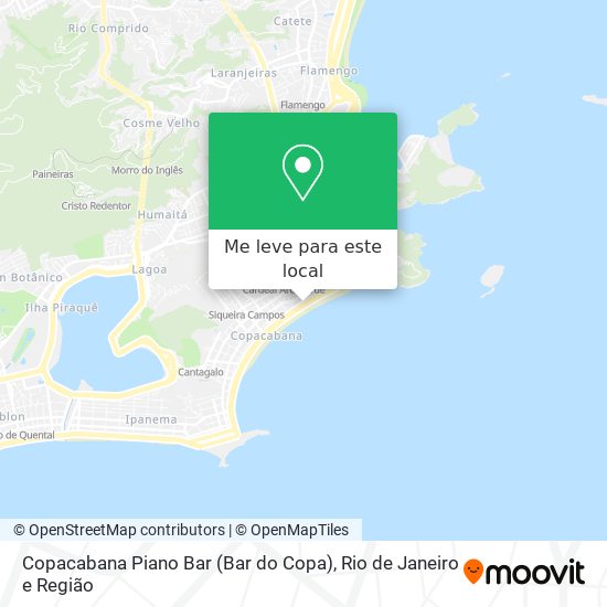 Copacabana Piano Bar (Bar do Copa) mapa