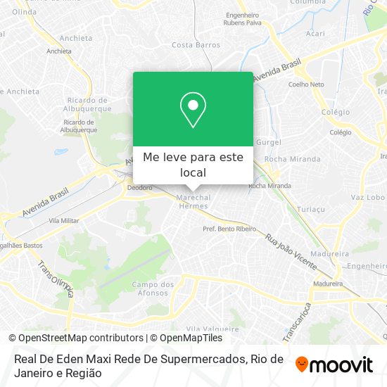 Real De Eden Maxi Rede De Supermercados mapa