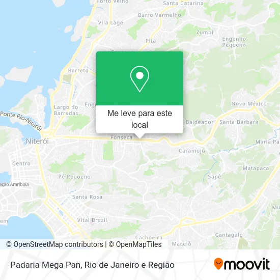 Padaria Mega Pan mapa