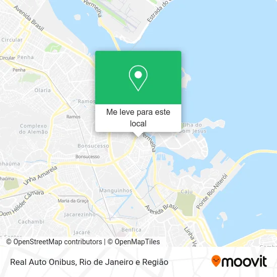 Real Auto Onibus mapa