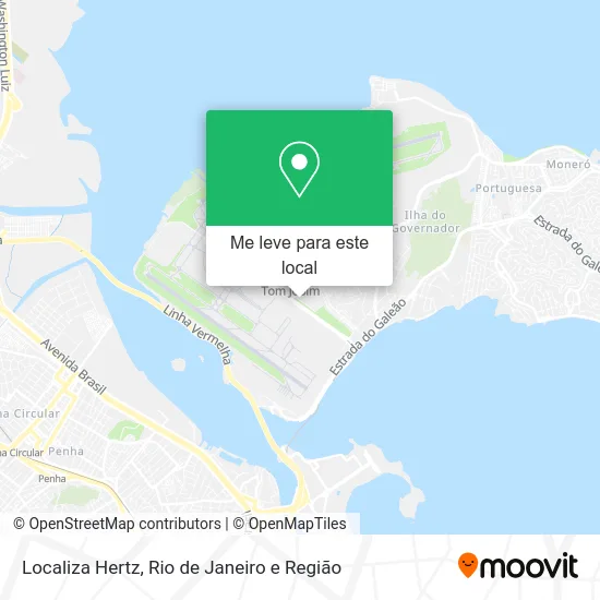 Localiza Hertz mapa