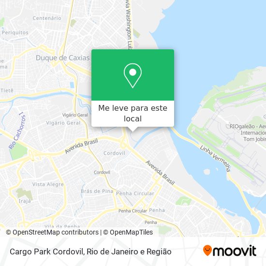 Cargo Park Cordovil mapa
