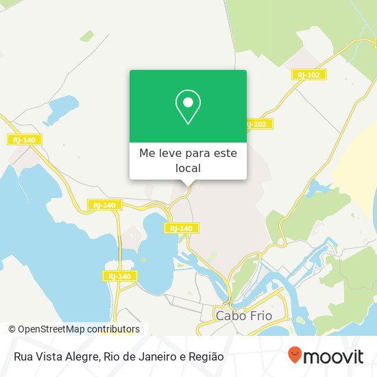 Rua Vista Alegre mapa