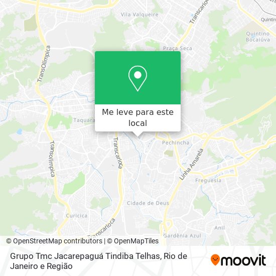 Grupo Tmc Jacarepaguá Tindiba Telhas mapa