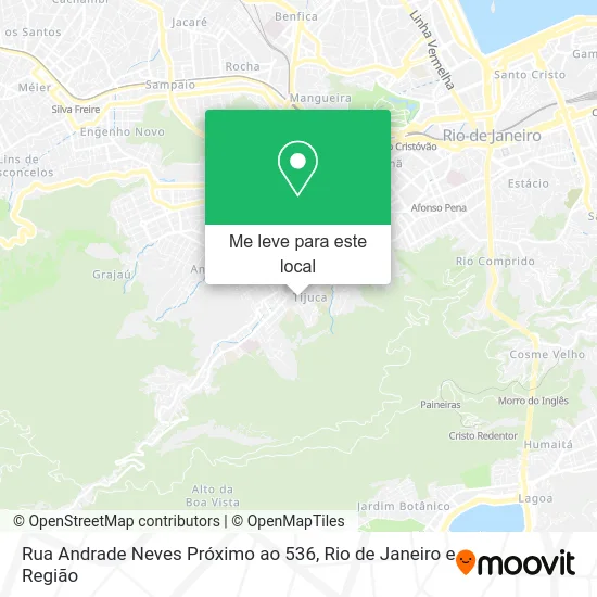Rua Andrade Neves Próximo ao 536 mapa