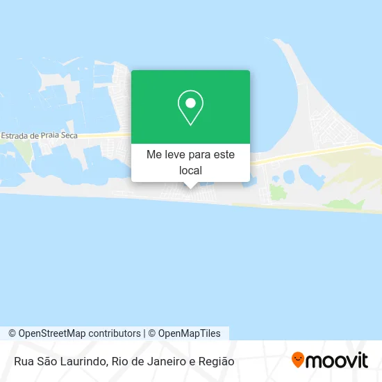 Rua São Laurindo mapa