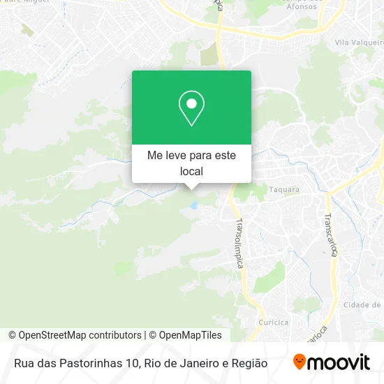 Rua das Pastorinhas 10 mapa