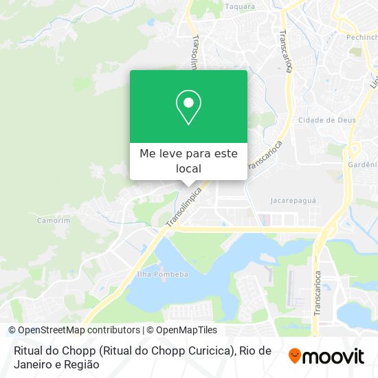 Ritual do Chopp mapa