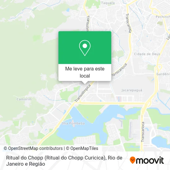 Ritual do Chopp mapa