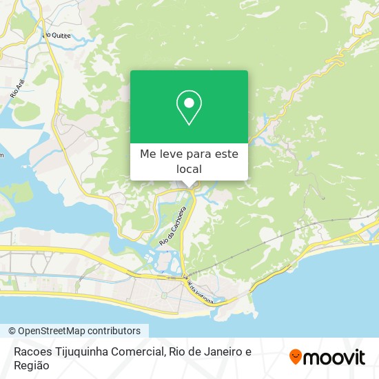 Racoes Tijuquinha Comercial mapa